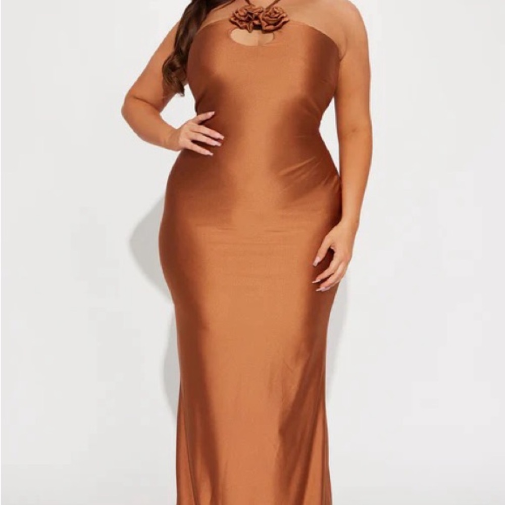 Fashion Nova Halter Maxi Dress